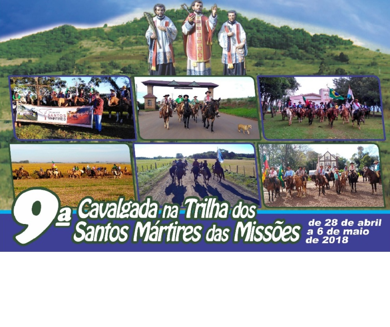 9° CAVALGADA NA TRILHA DOS SANTOS MÁRTIRES EM ROQUE GONZALES